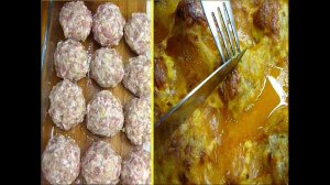 КАК У БАБУШКИ ТЕФТЕЛИ В ДУХОВКЕ С СОУСОМ ? Как быстро и вкусно приготовить Тефтели. Видео рецепт