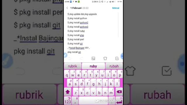 Tutorial BAJINGANv6 via Termux смотреть онлайн