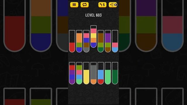 Water Sort Puzzle - level 603 смотреть онлайн