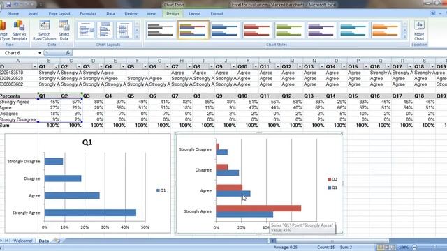 How to Make Stacked Bar Charts in Excel смотреть онлайн