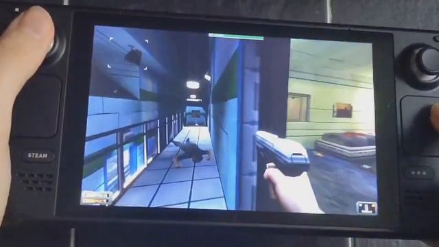 Steam Deck - System Shock 2 Gameplay