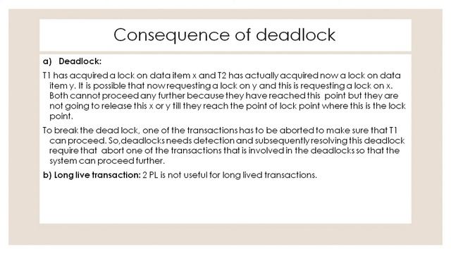 Example & Drawbacks of two phase locking in hindi | How two-phase locking work with commit in DBMS| смотреть онлайн