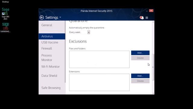 Sage 50 & Sage UBS antivirus fix (Panda Internet Security) смотреть онлайн