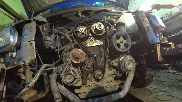 2jzge Механическая коробка передач. 100000 пробег после свапа. Замена ремня грм.