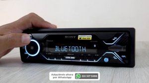 SONY DSX-A416BT: Sonido excepcional e iluminación que puedes combinar con el interior de tu auto.