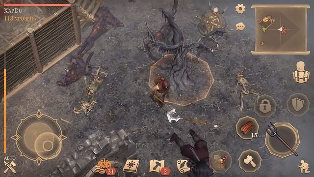 ЧУМНОЙ КОВЕН И ХИЖИНА ПРИВРАТНИКА! СТРОИМ ДВА ПУГАЛА ! - Grim Soul: Dark Fantasy Survival смотреть онлайн