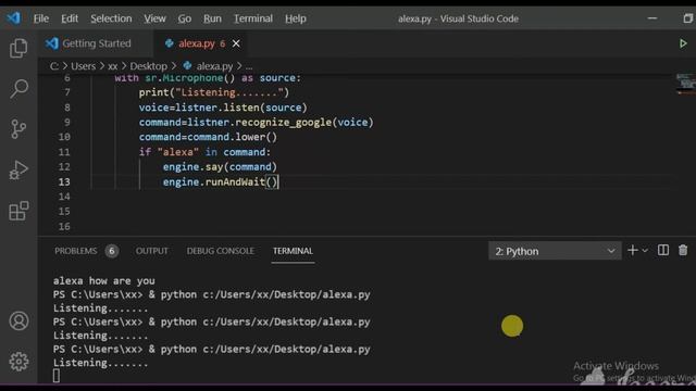 Create Your Own Virtual Assistant with Python Code | Alexa | Play UTube videos смотреть онлайн