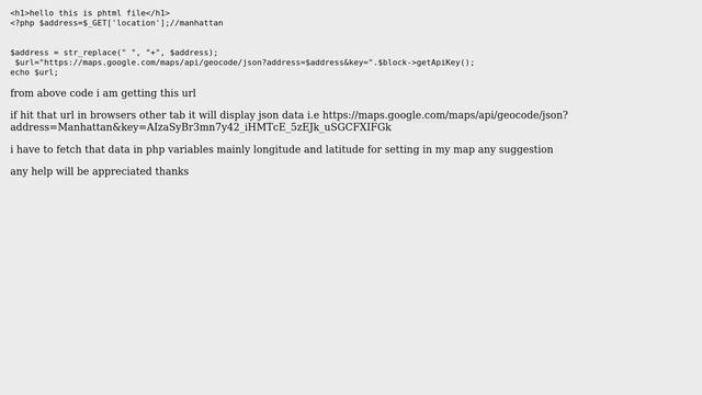 Magento: Magento2 : Google map API json file decode using curl смотреть онлайн