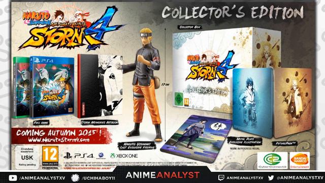 NARUTO STORM 4 - COLLECTOR'S Edition + PRE-ORDER Bonus EXCLUSIVE Characters & COSTUMES!