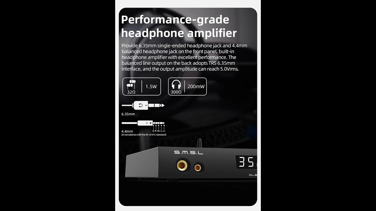 SMSL DL200 - новое поколение чипов в ЦАП смотреть онлайн
