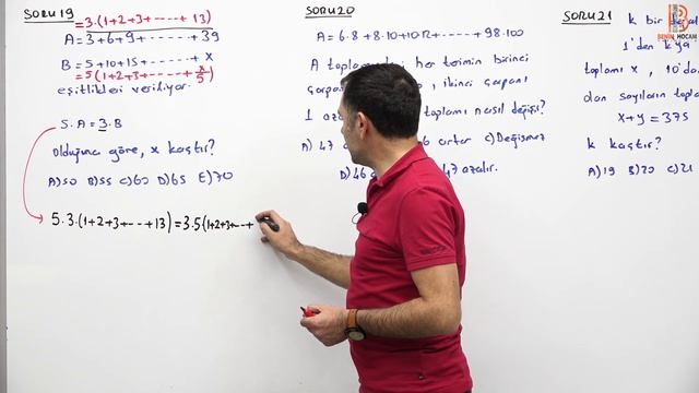 9) 2024 ALES - DGS Matematik - Ardışık Sayılar 3 - Deniz ATALAY