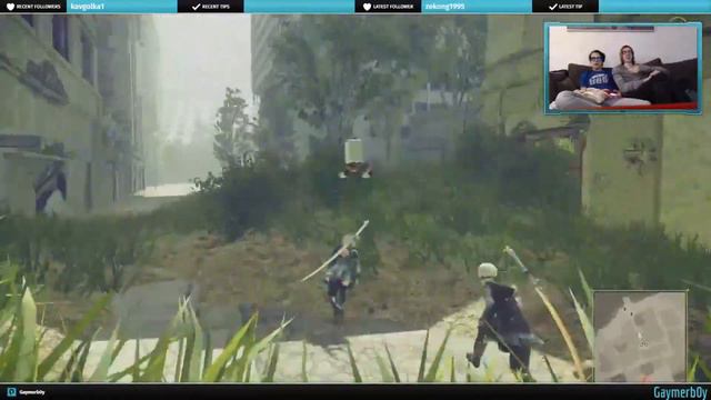 Moose Are Friends, Not Bullet Sponges Twitch Highlights - Gaymerb0y plays Nier Automata смотреть онлайн