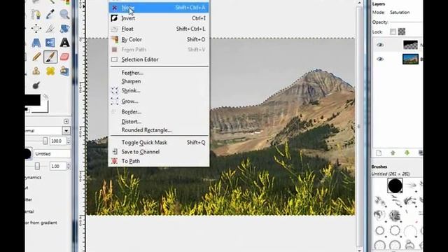 Gimp Tutorial - How To Do Selective Decolorization смотреть онлайн