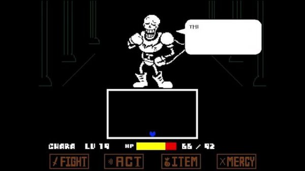 [UNDERTALE: Papyrus' BELIEF] First Half of Phase 1