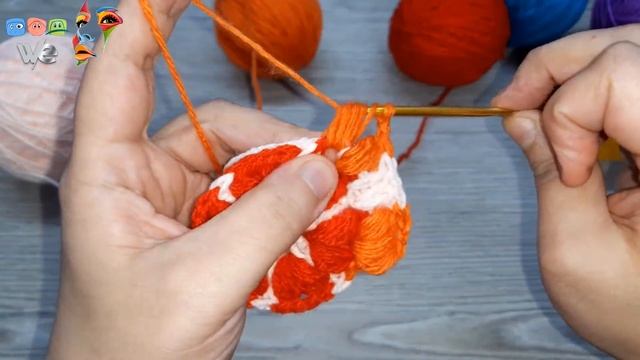 How to crochet colorful easy flower blanket afghan كروشيه مفرش سرير بطانية بيبى بوحده سداسيه جديده смотреть онлайн