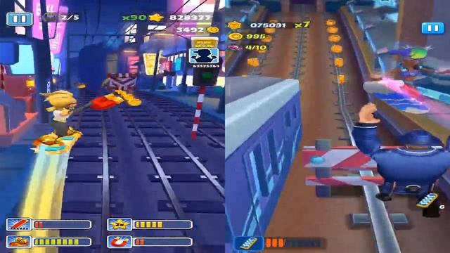 WHICH IS BEST ? SUBWAY SURFERS SEOUL 2023 vs SUBWAY PRINCESS RUNNER 2023! смотреть онлайн