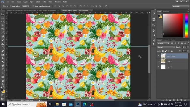 Design a dress using Photoshop | Inspired by Fruits Class#16 | Funky Colors | By Dunia Rang Rangeli смотреть онлайн