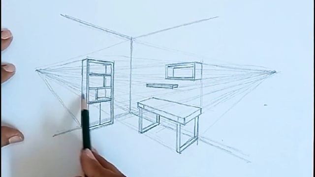 Sketching Interior course EP# 18 | How to draw Study Room Two-Point Perspective смотреть онлайн