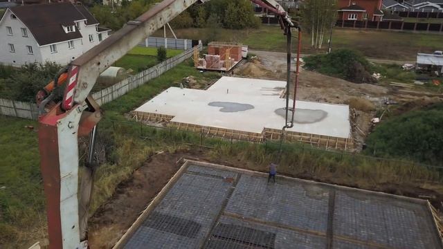 Строительство монолитной фундаментной плиты смотреть онлайн