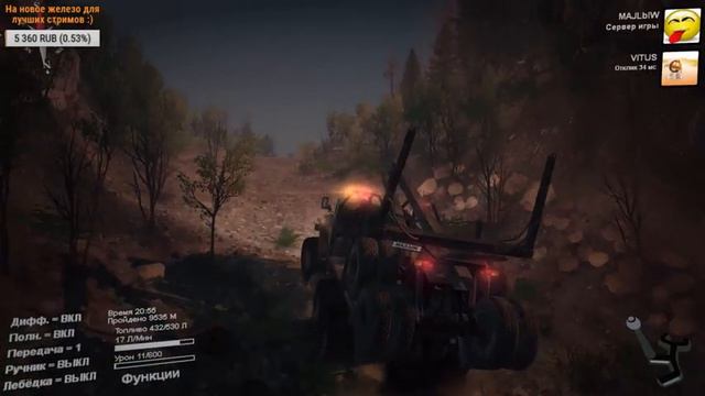 SpinTires - карта "Rocky Anturage" лёгкий обзор смотреть онлайн