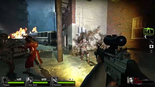 Не долетели Left 4 Dead 2 кооператив с веселыми ребятами! смотреть онлайн