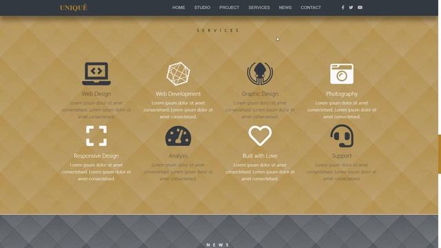 Bootstrap Portfolio смотреть онлайн