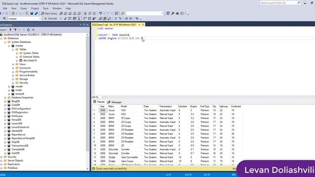 23 SQL BETWEEN ოპერატორი смотреть онлайн