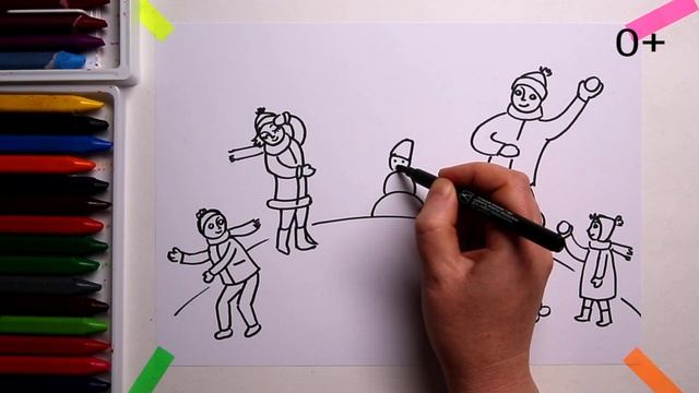 #СЕМЬЯ #какнарисовать Уроки Рисования Для Детей #howtodraw #family #drawforchildren