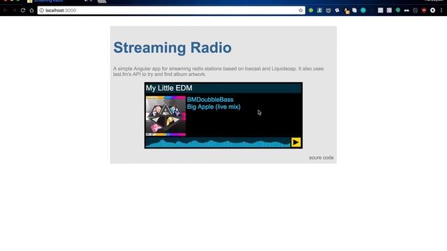Streaming Radio Player made with Angular смотреть онлайн