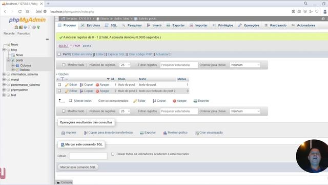 Curso de PHP 8 Aula 068 Inserindo Dados com phpMyAdmin смотреть онлайн
