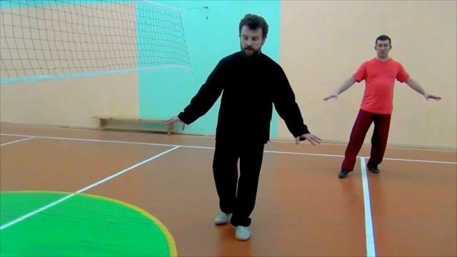 Yiquan - Основы техники Ицюань. Перемещения, шаги Моцабу. Часть 1 смотреть онлайн