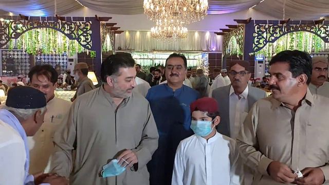 MNA Sardar jaam Abdul Kareem Jokhio ki Owais Hanif Memon ki shadi Me shirkat смотреть онлайн