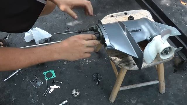 Yamaha 6hp & 8hp water pump impeller replacement DIY смотреть онлайн