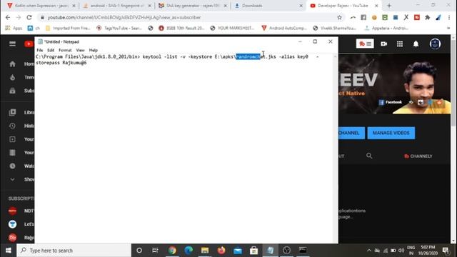 Generate Signed SHA key or Signed hash key for Signed Apk in android | Signed APK's Hash key,SHA Ke смотреть онлайн