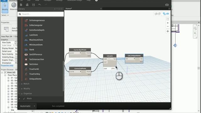 Dynamo For Revit - Export CSV From Area Boundary Points