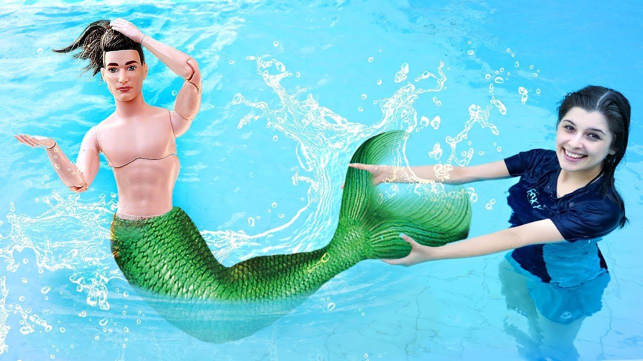 Барби Русалка и её испытание для Кена! Той Клаб отгадывает загадки! Видео игры для девочек смотреть онлайн