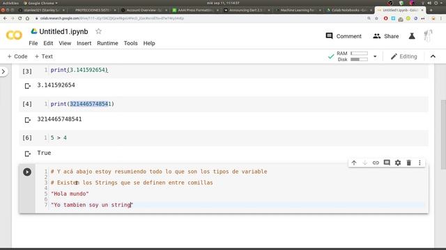 Introduccion a Python I y Google Colab смотреть онлайн