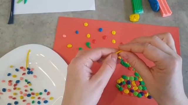 Открытка к 9 Мая из пластилина ТАНК смотреть онлайн