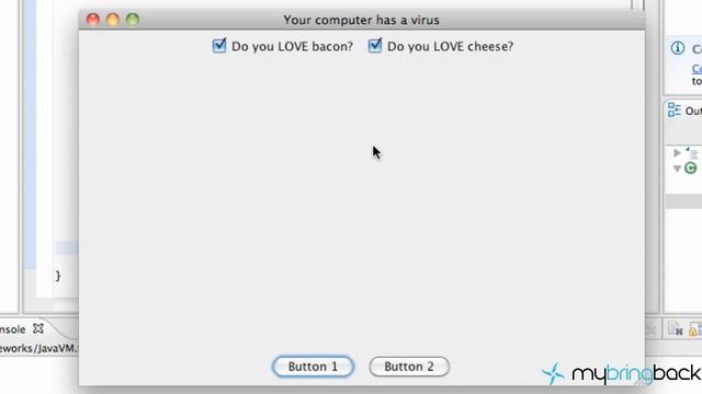 Learn Java Tutorial 1.32- JPanels and BorderLayout смотреть онлайн