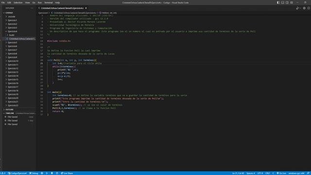 Cristobal Ochoa Cadavid Tarea05 Ejercicio4 c Codigo Visual Studio Code 2023 03 21 08 44 33 смотреть онлайн
