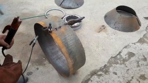 Груша (бочка) для бетономешалки своими руками!!! Pear (barrel) for a concrete mixer !!!
