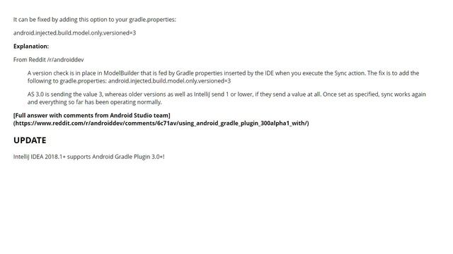 Can't use new Android Gradle Plugin with IntelliJ IDEA (2 answers) смотреть онлайн
