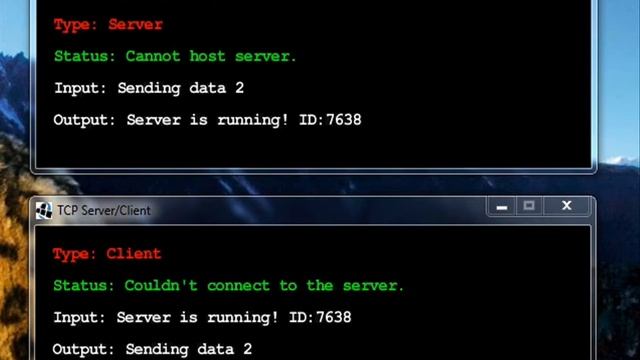 TCP Server/Client Test смотреть онлайн