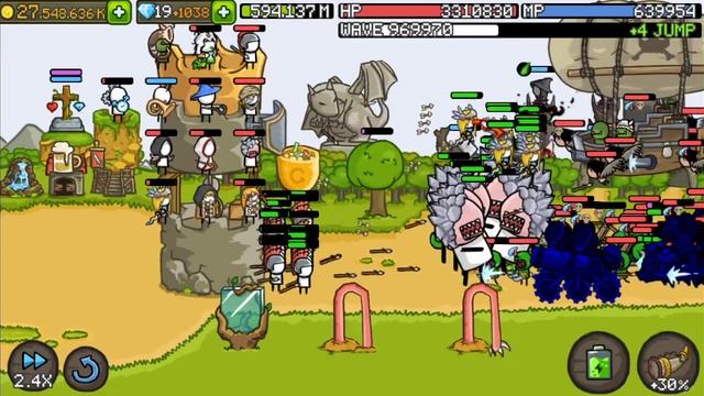#1. Игра-Grow Castle. Проходим Марафон. Билд Омегалул. 969962 волн смотреть онлайн