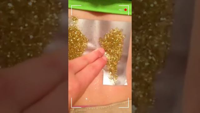 1st Video!? Glitter Tattoo: Golden Wings смотреть онлайн