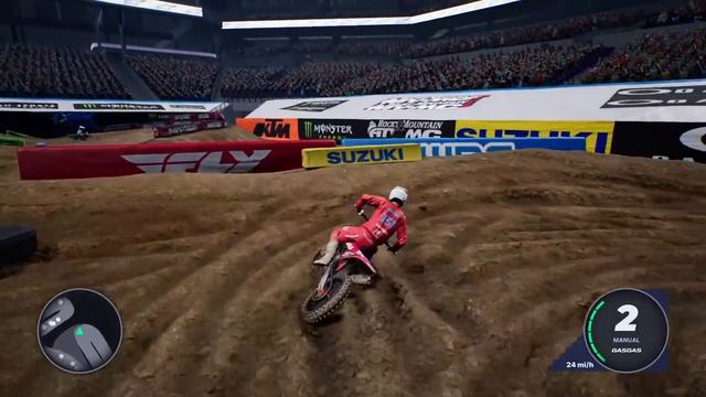 Monster Energy Supercross 5 - 250 East Career Mode Gameplay - Part 1 смотреть онлайн