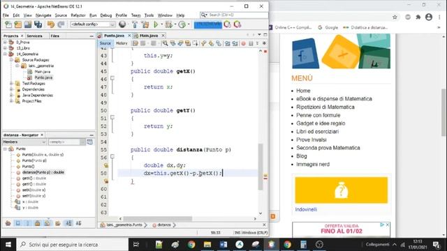 23 Classe Punto ovverride toString Equals смотреть онлайн
