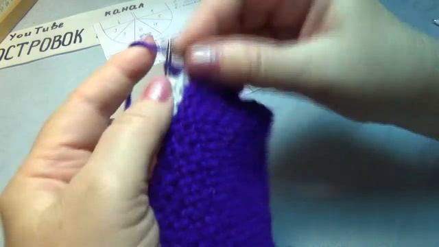 #701 Красивые тапочки спицами _следки частичным вязанием (720p).mp4 смотреть онлайн