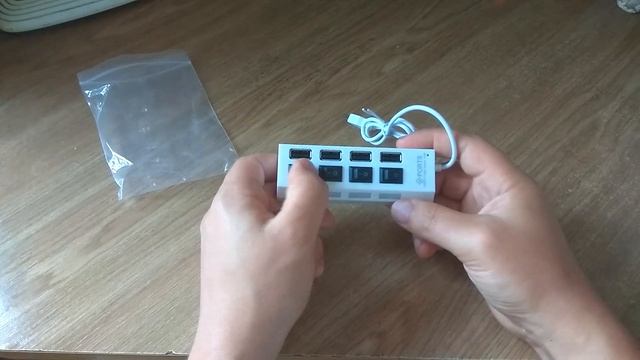 USB HUB 4 порта. Aliexpress. Обзор посылки смотреть онлайн