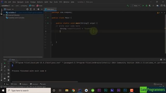 03) المتغيرات في الجافا variables in Java - الدرس الثاني (double - String - int) смотреть онлайн